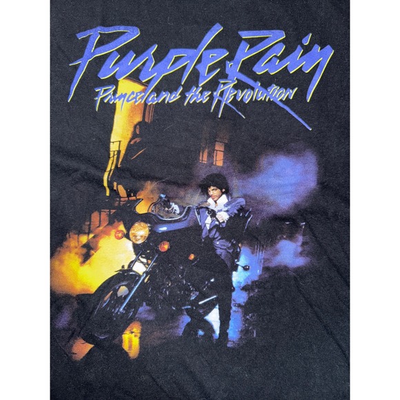 Prince‎ Purple Rain and the Revolution Graphic T-Shirt Size 2XL Black - Picture 2 of 6